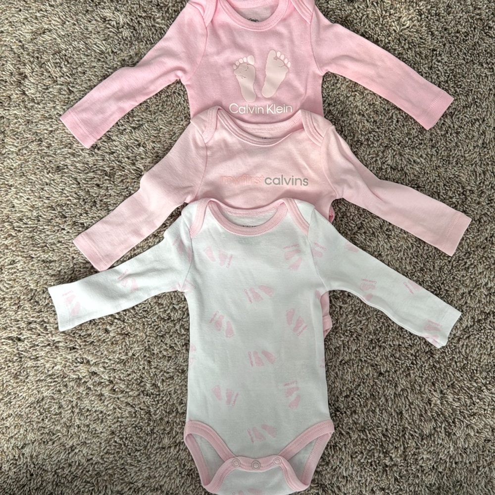 Calvin Klein bodysuits (3pk)